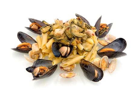 Penne zucchine e cozze